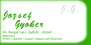 jozsef gyoker business card